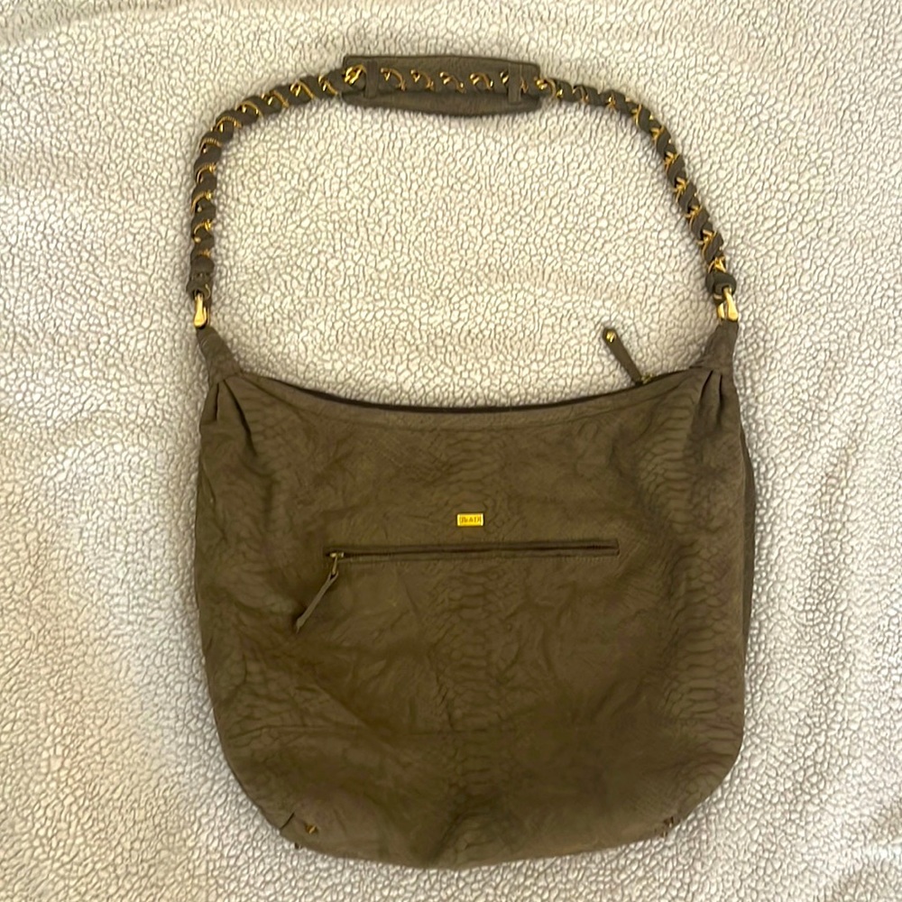 Be&D crossbody large bag olive green brown